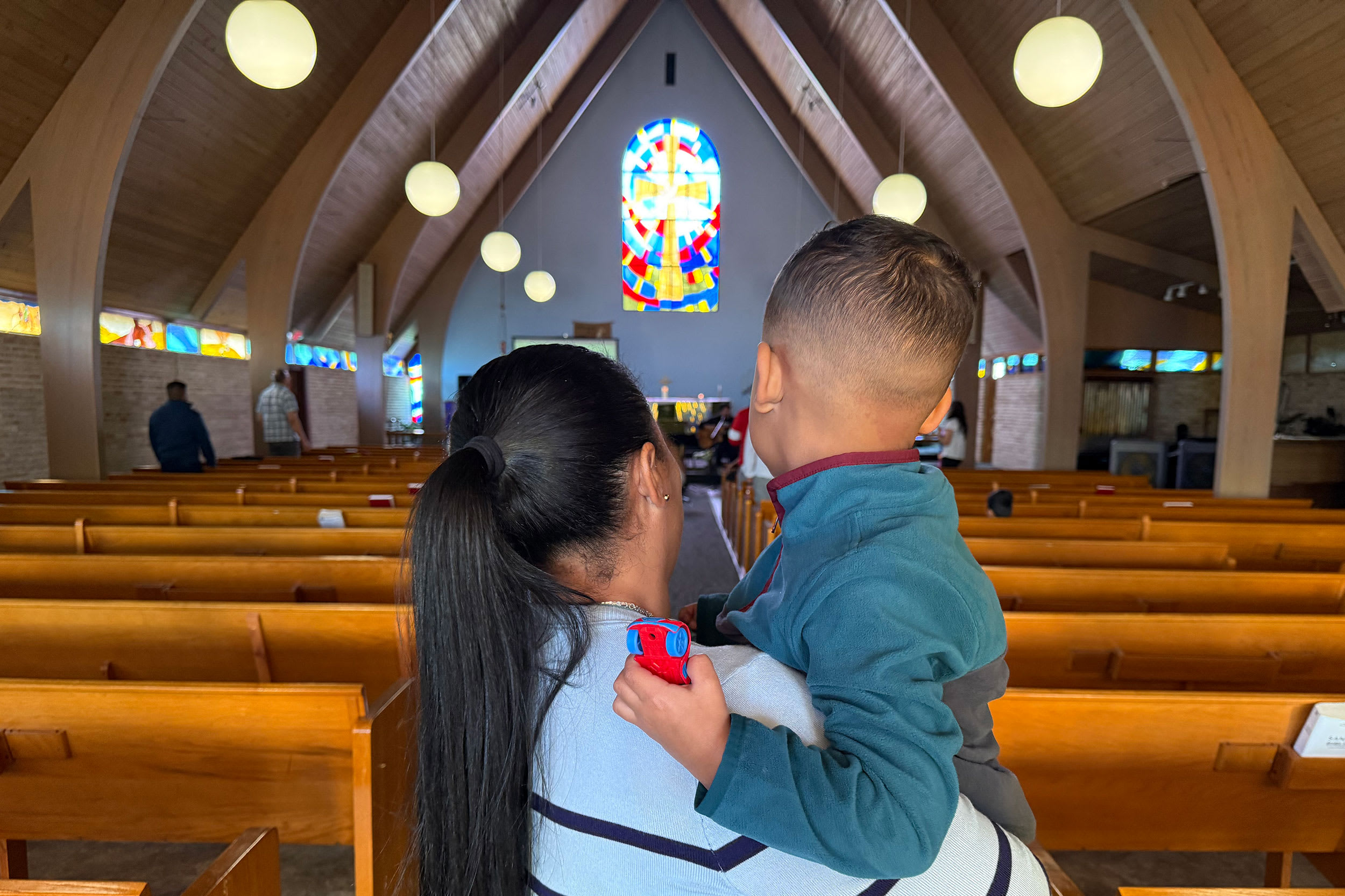 
                            Out of detention, trapped by ICE: Mother and son navigate Trump’s chaotic new family immigration policy