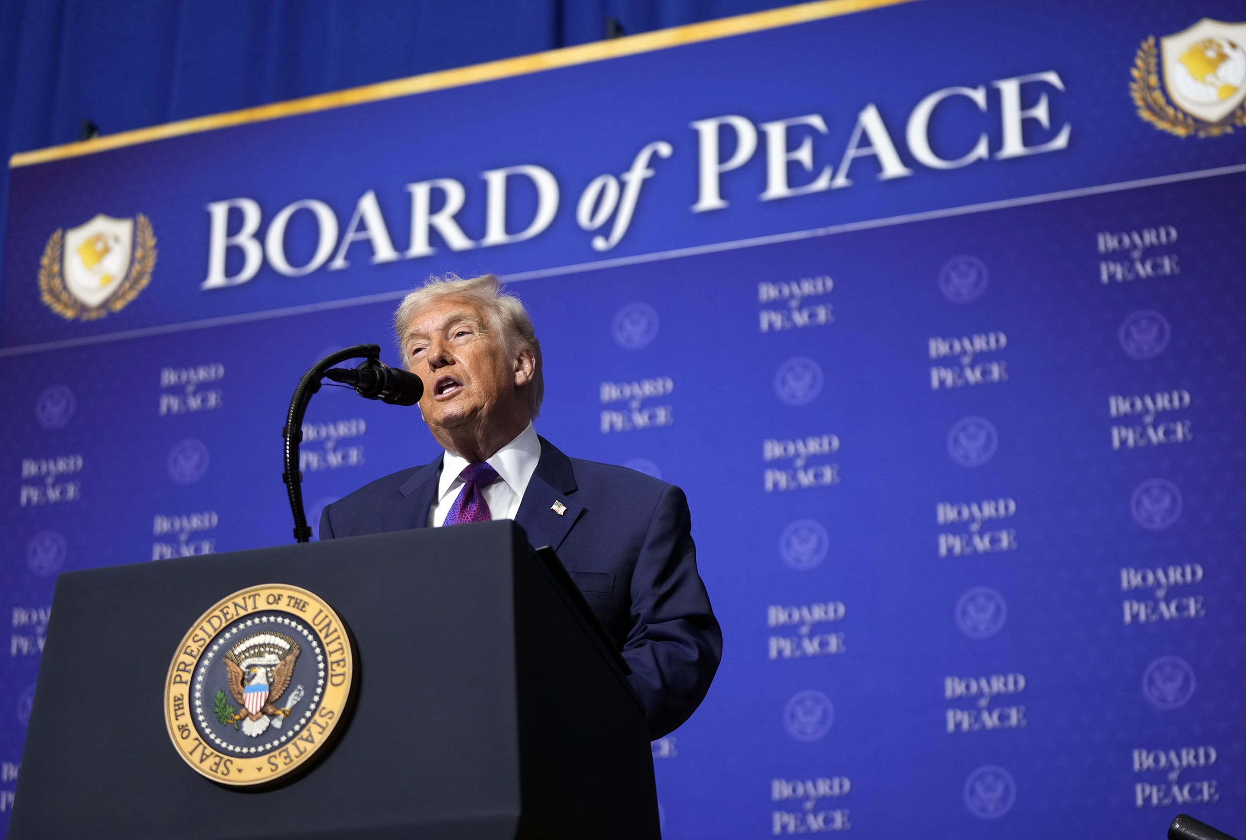 
                            Live updates: Trump hosts inaugural Board of Peace meeting in D.C.