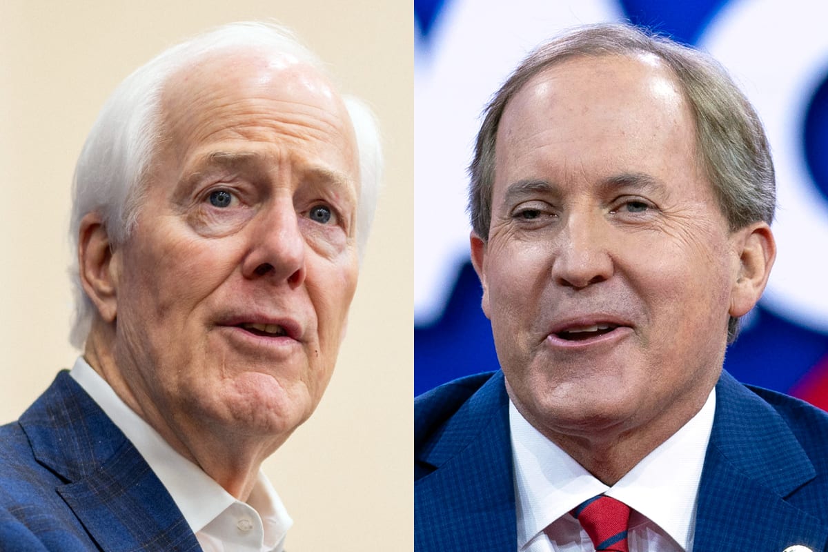 
                            Cornyn, Paxton heading to a runoff in Texas GOP Senate primary