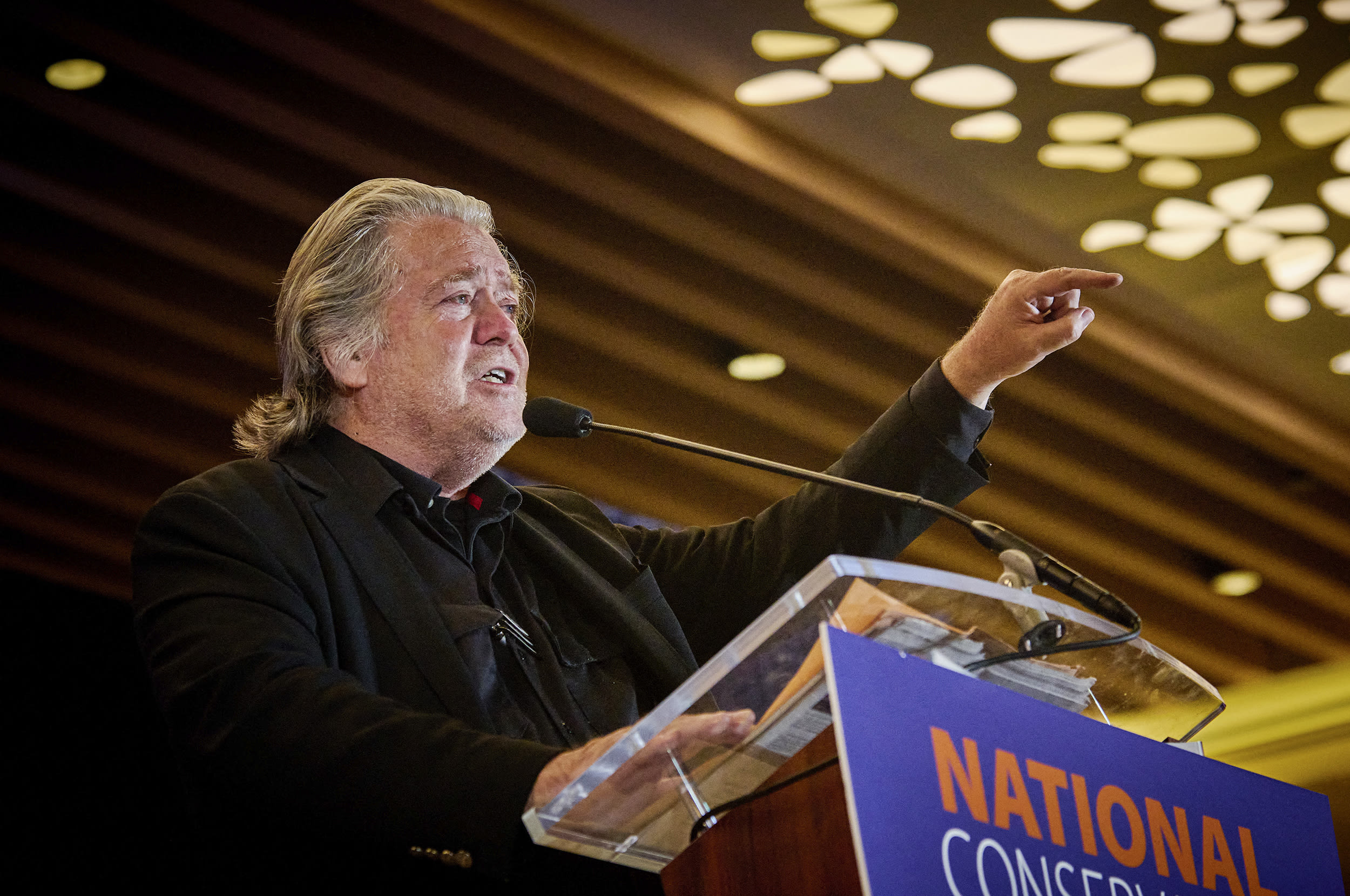 Steve Bannon calls ICE agents at airports part of a “test run” for the midterm elections