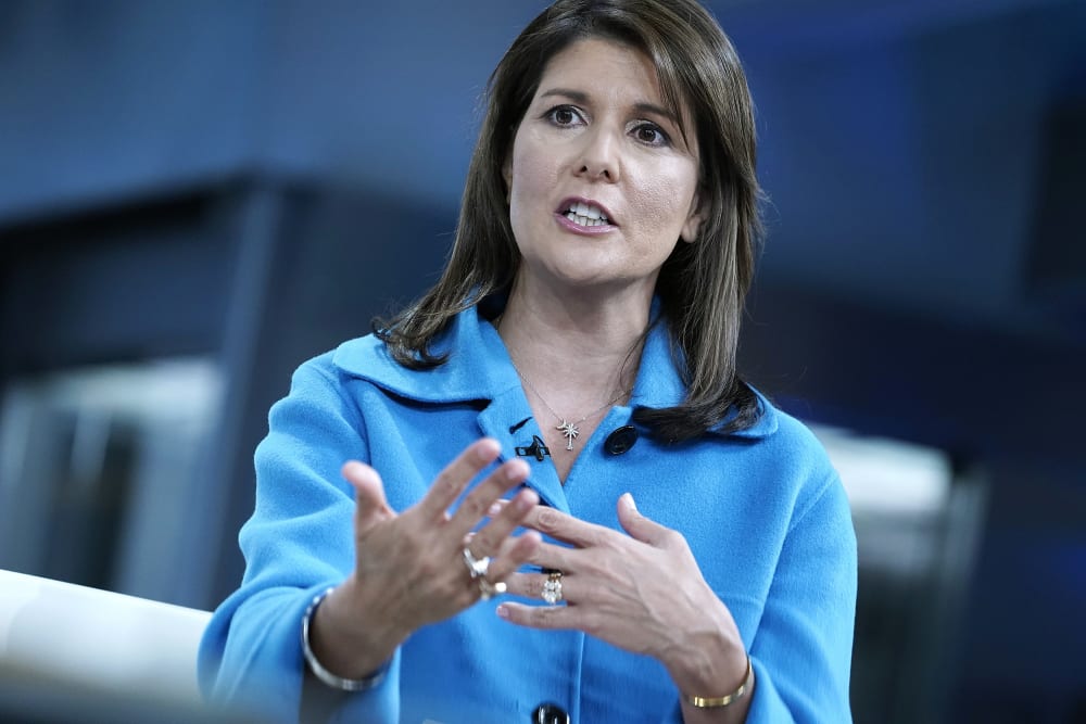 Image: Former U.N. Ambassador Nikki Haley.