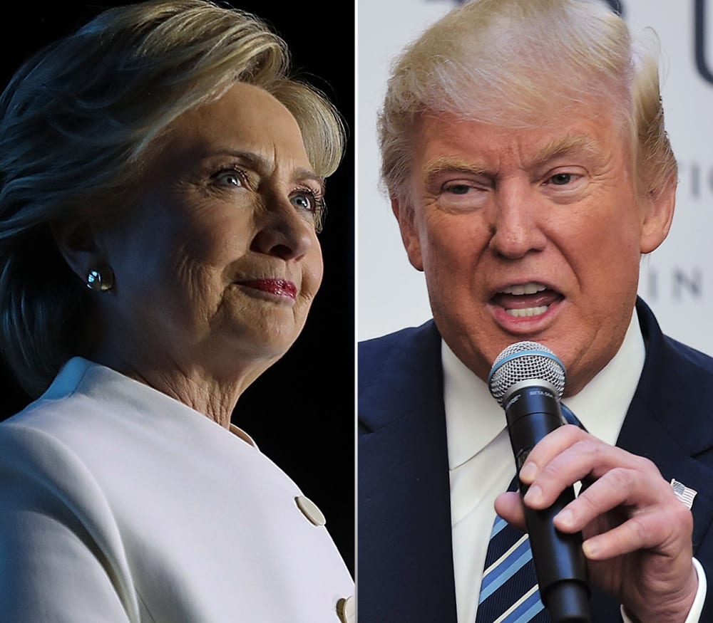 Image: Donald Trump and Hillary Clinton