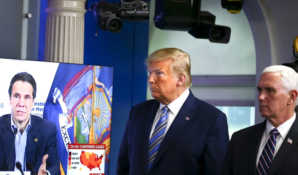 Image: The White House Holds Daily Briefing On Coronavirus Pandemic