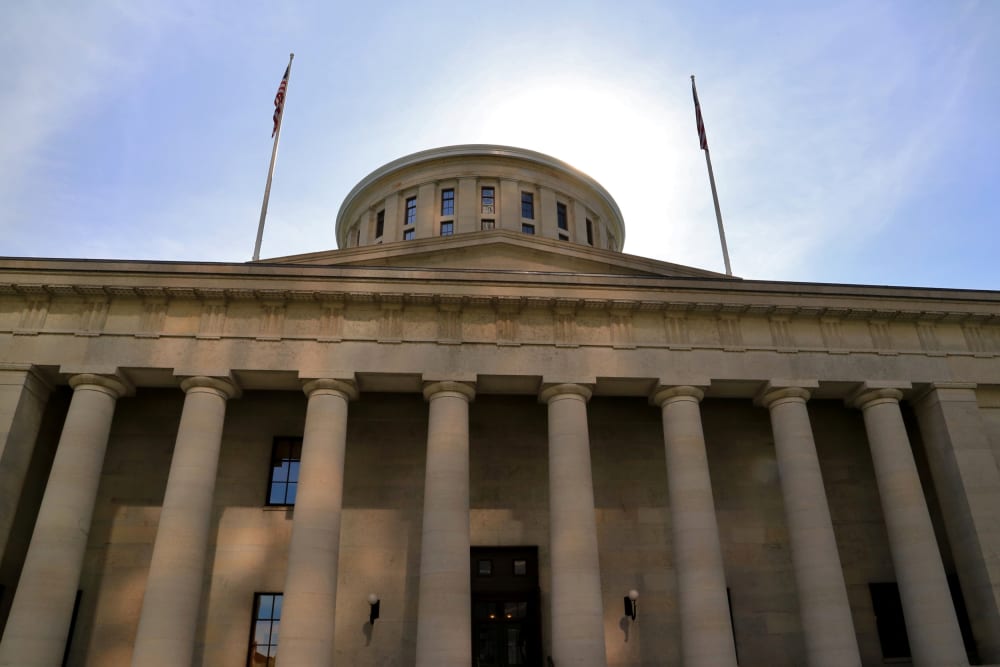 The Ohio Statehouse in Columbus.