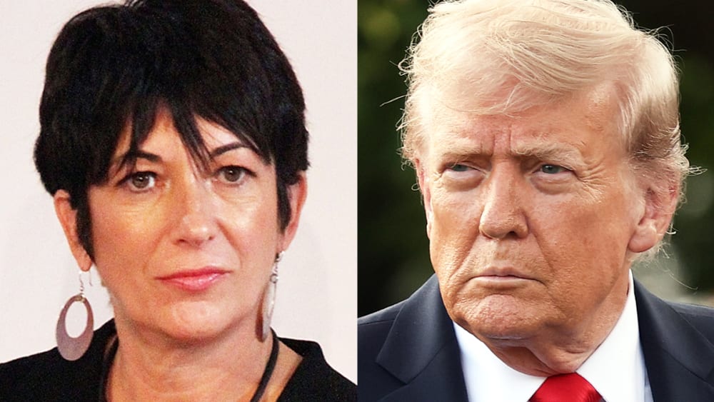 Ghislaine Maxwell; Donald Trump.