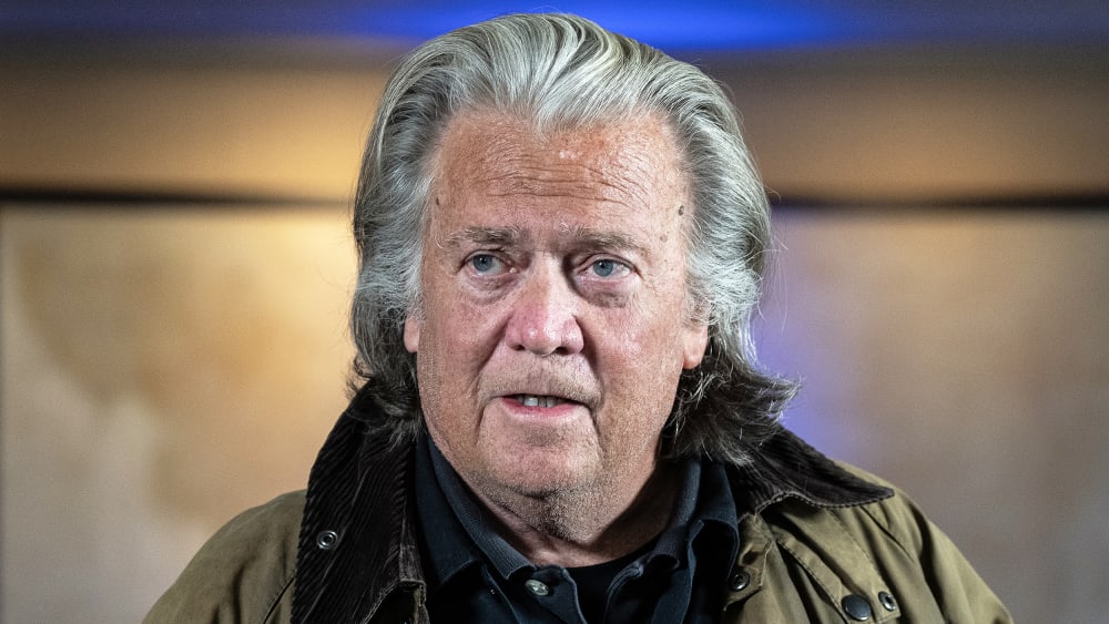 Steve Bannon, former strategist for 45th President of the US