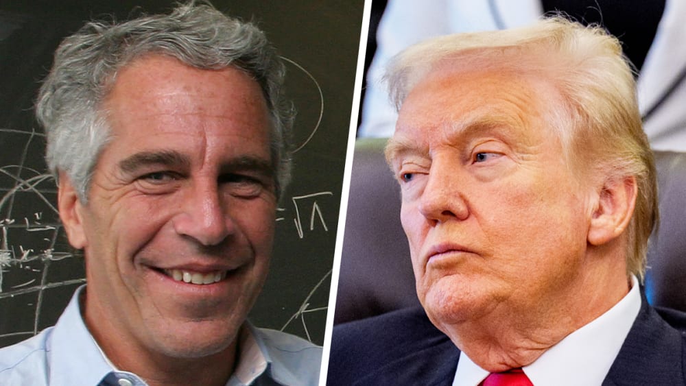 Jeffery Epstein; Donald Trump.