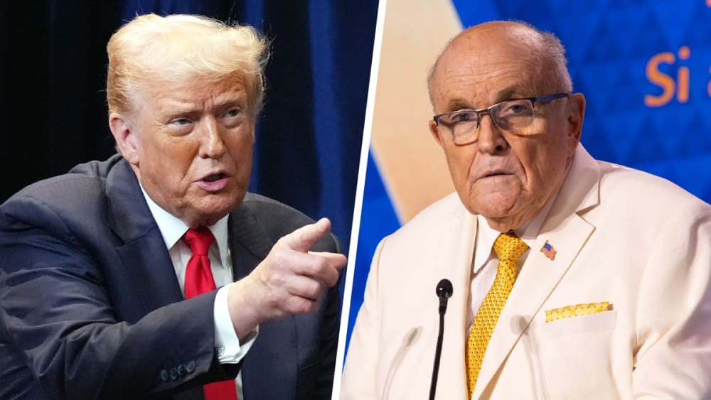 Donald Trump; Rudy Giuliani.