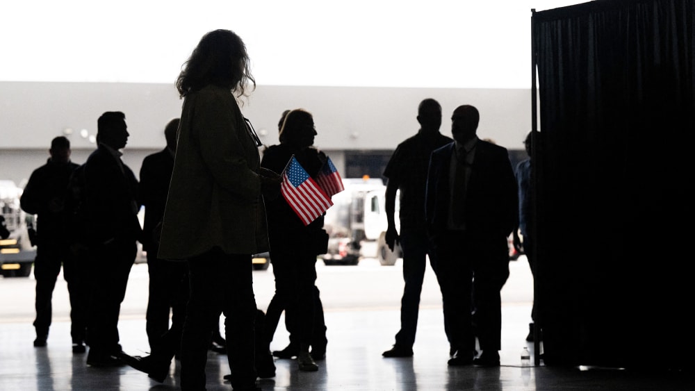 The first group of Afrikaners from South Africa arriving at Washington Dulles.
