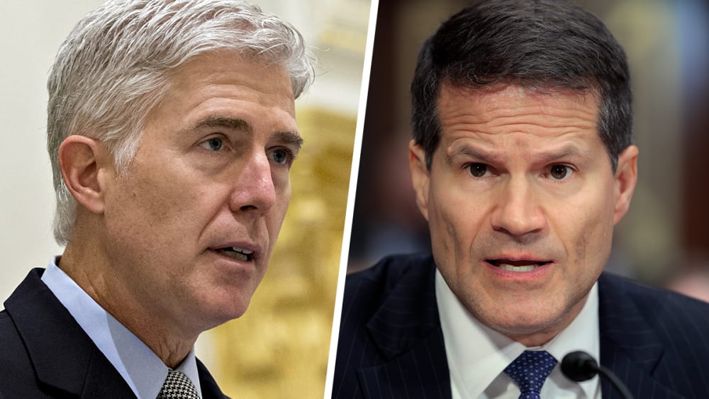 Neil Gorsuch; John Sauer.