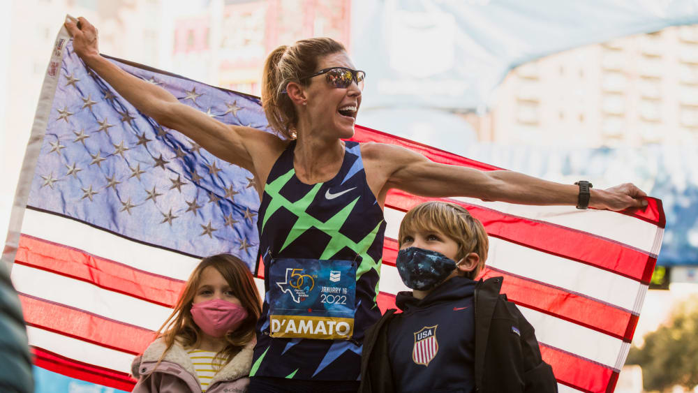 Keira D'Amato and her kids.