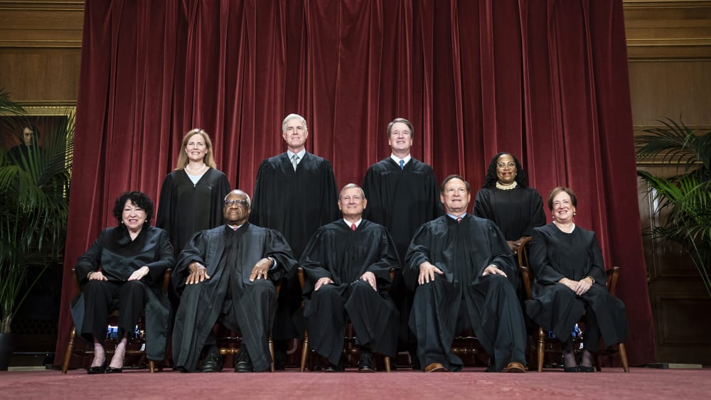 Members of the Supreme Court.