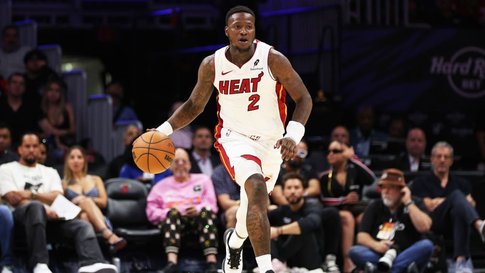 Terry Rozier #2 of the Miami Heat.