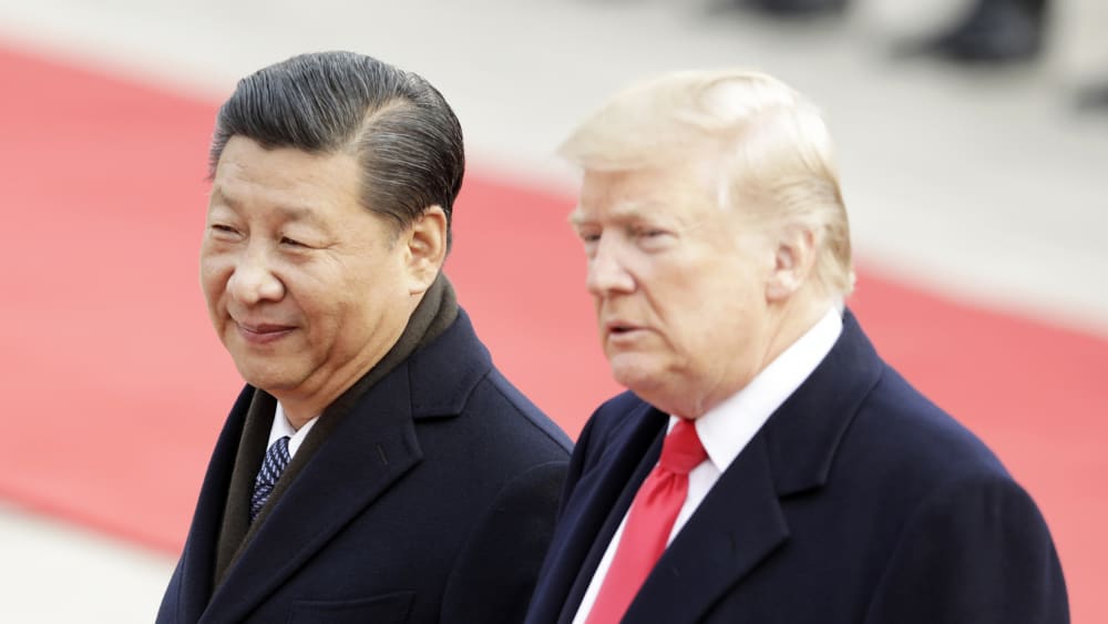 Xi Jinping, China's president, and U.S. President Donald Trump.