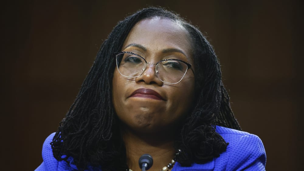 Judge Ketanji Brown Jackson on Capitol Hill.