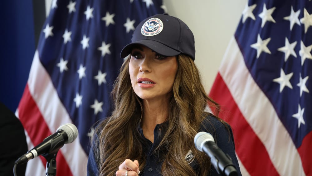 Department of Homeland Security Secretary Kristi Noem.