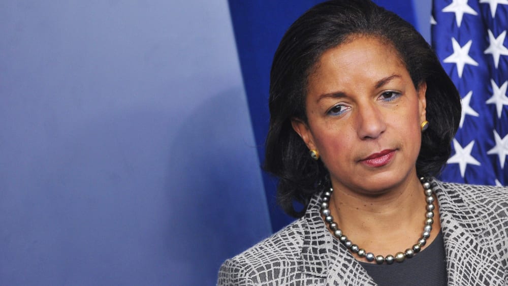 US National Security Advisor Susan Rice listens to a speaker before speaking in the Brady Briefing Room of the White House on March 21, 2014 in Washington, DC. Photo by Mandel Ngan/Getty.