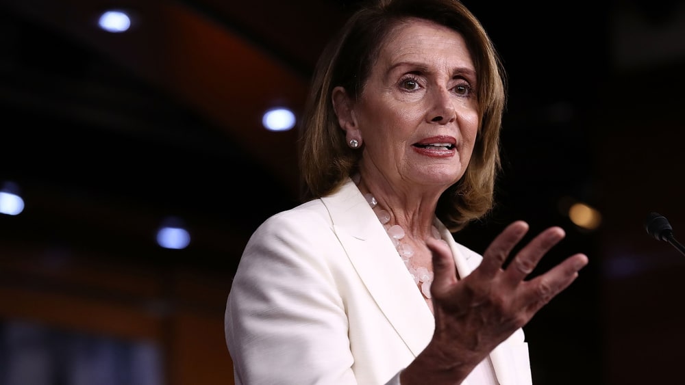 House Minority Leader Nancy Pelosi answers questions during her weekly press conference at the U.S. Capitol on Sept. 8, 2016 in Washington, D.C. (Photo by Win McNamee/Getty)