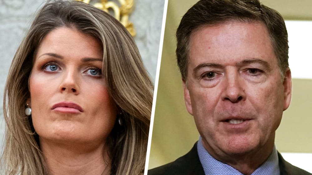 Lindsey Halligan; James Comey.