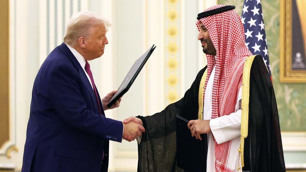 U.S. President Donald J. Trump and Saudi Crown Prince Mohammed bin Salman.