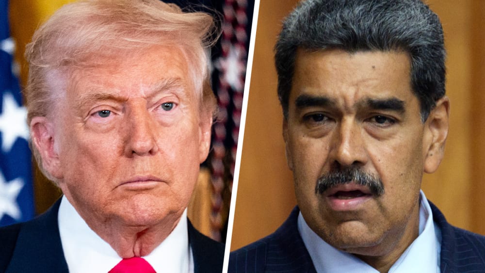 Donald Trump; Nicolás Maduro.