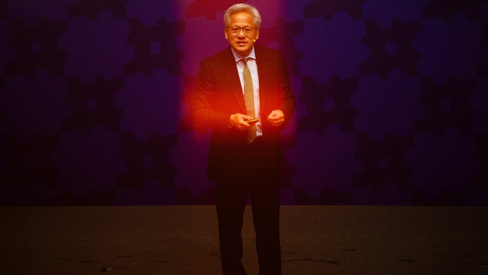 Nvidia founder and CEO Jensen Huang during the Asia-Pacific Economic Cooperation CEO Summit in Gyeongju, South Korea.