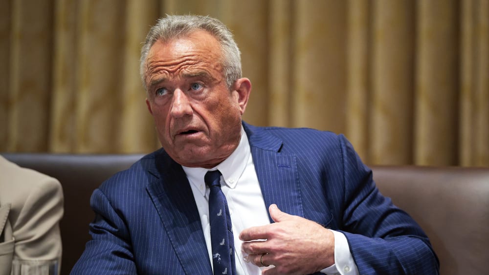 U.S. Secretary of Health and Human Services Robert F. Kennedy Jr. in the Cabinet Room of the White House.