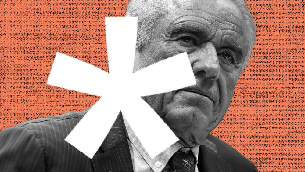 A photo illustration of RFK Jr.