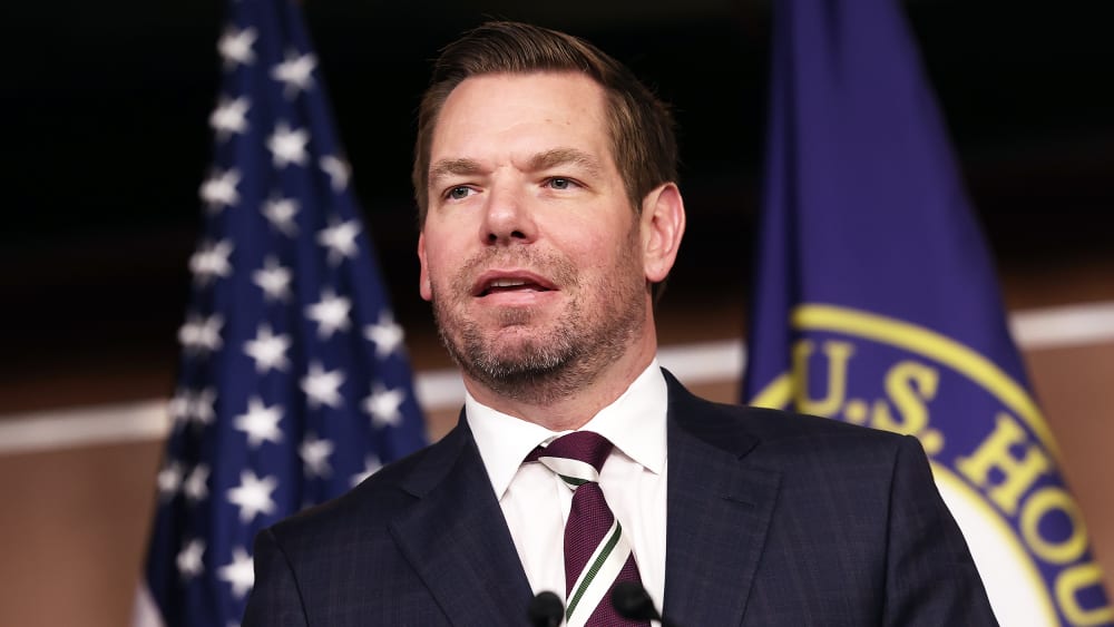 U.S. Eric Swalwell at the U.S. Capitol Building.