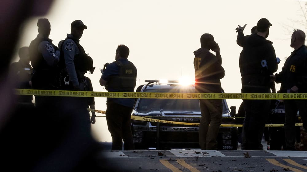 Members of law enforcement, including the U.S. Secret Service and the Washington Metropolitan Police Department, respond to a shooting near the White House, where two West Virginia National Guard members were shot on Nov. 26, 2025, in Washington, D.C.
