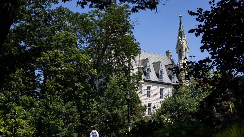 The Northwestern University campus in Evanston, I.L.