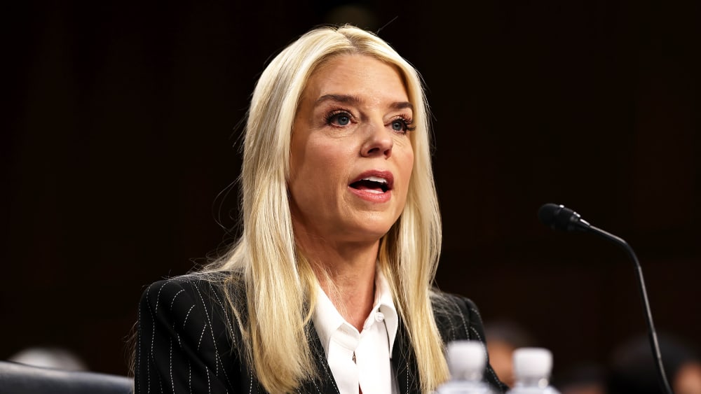 Pam Bondi on Capitol Hill.