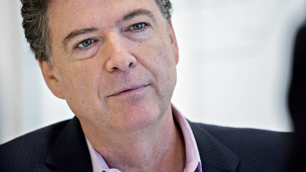 James Comey during an interview in Washington, D.C.