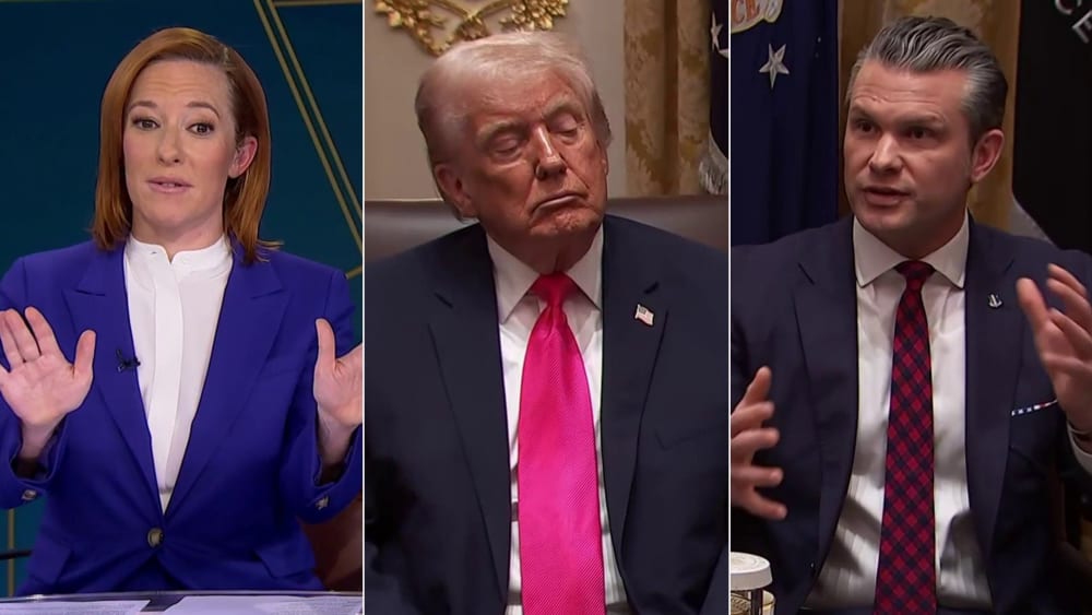 Hegseth dances beside sleepy Trump to avoid accountability for boat strike amid war crimes talk