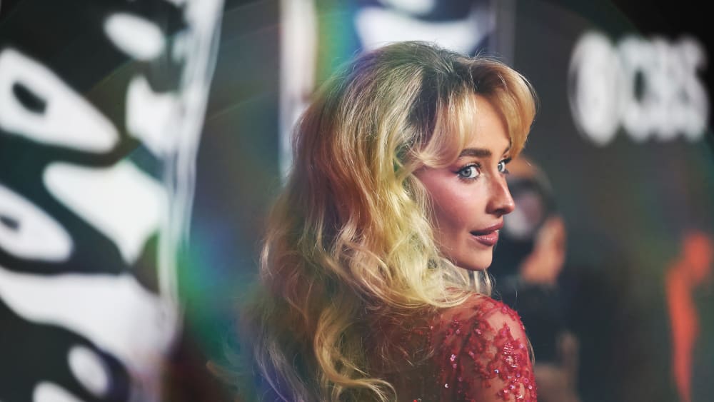 Sabrina Carpenter at the 2025 MTV Video Music Awards in Elmont, N.Y.