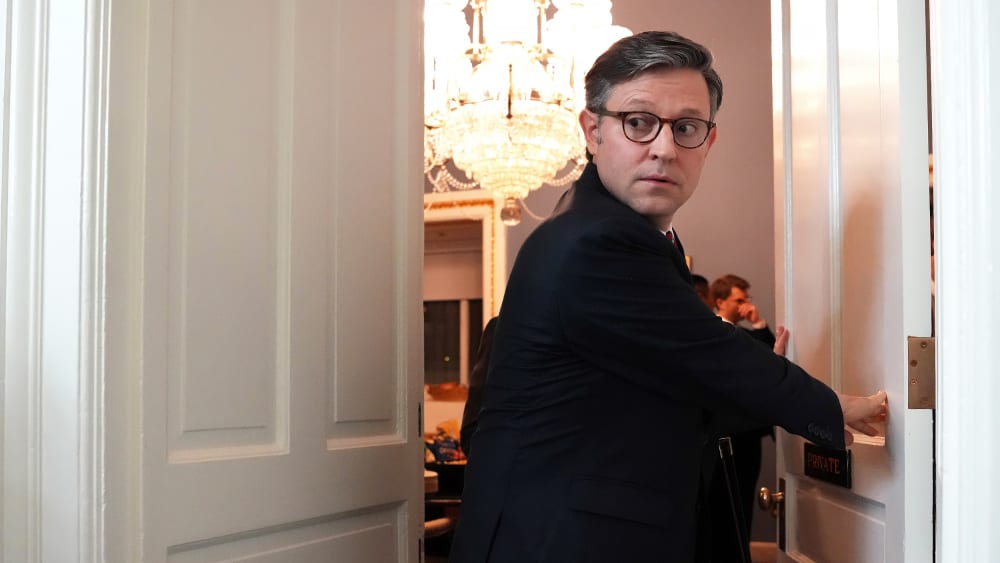 Speaker of the House Mike Johnson at the U.S. Capitol.