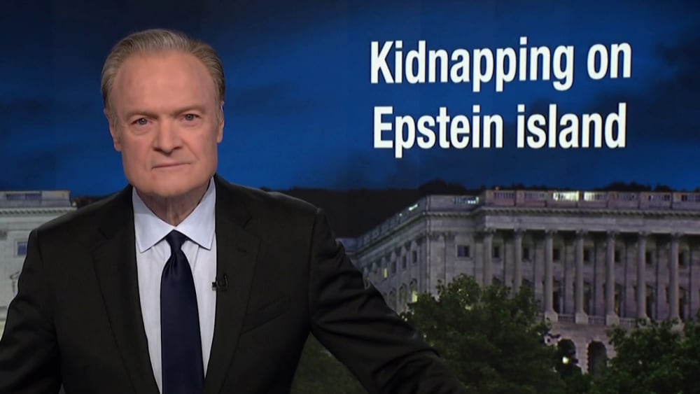 Lawrence: Trump heightens insanity of war-mongering as Epstein island images released