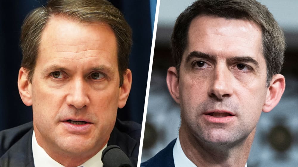Jim Himes; Tom Cotton.