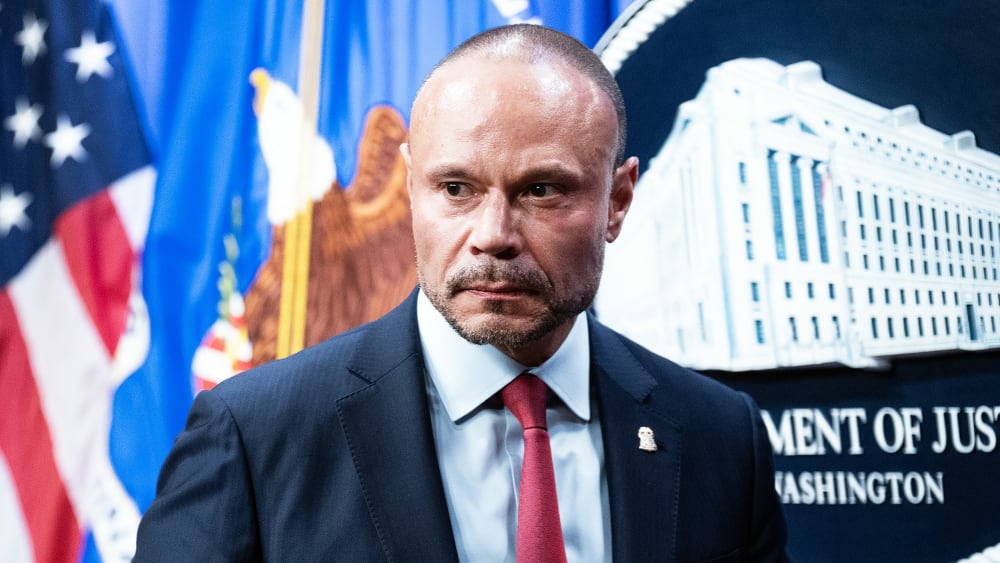 Dan Bongino, deputy director of the FBI, at the Department of Justice.
