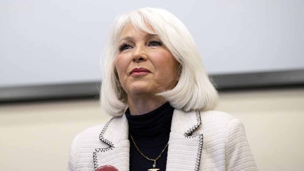 Tina Peters in Hudson, Colo.