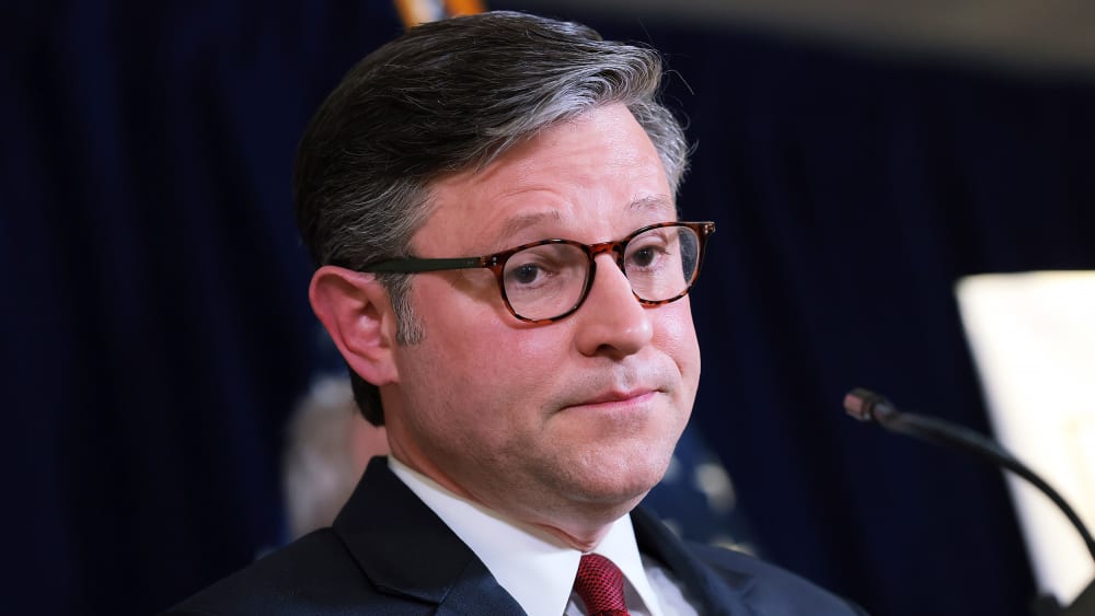 Speaker of the House Mike Johnson on Capitol Hill.