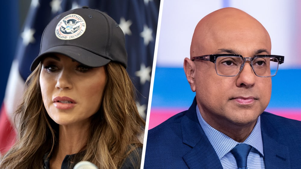 Kristi Noem; Ali Velshi.