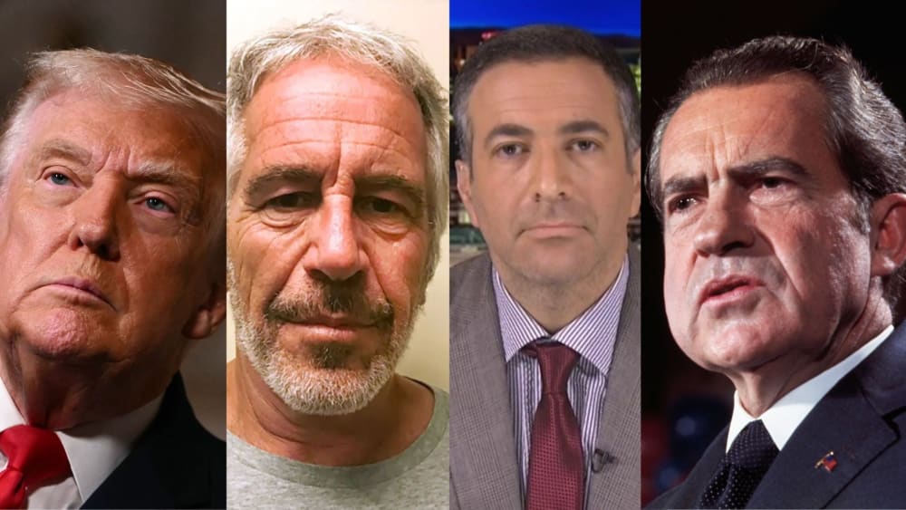 Illegal Epstein COVER-UP! Melber on Trump breaking law, deadline – plus ‘contempt’ warning