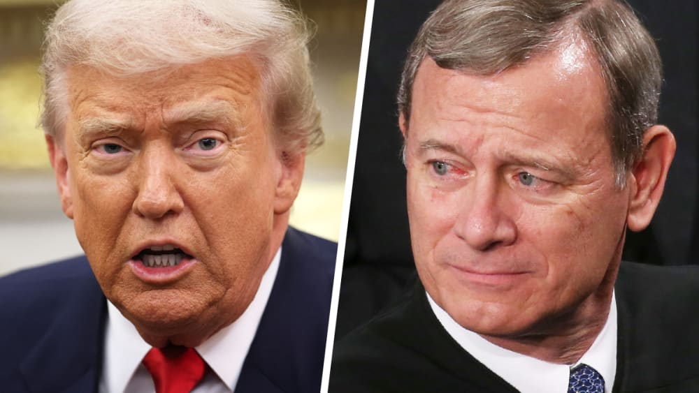 Donald Trump; Judge John Roberts.