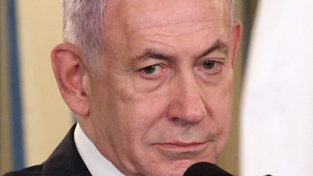 Israeli Prime Minister Benjamin Netanyahu on Sept. 29, 2025 in the State Dining Room at the White House.