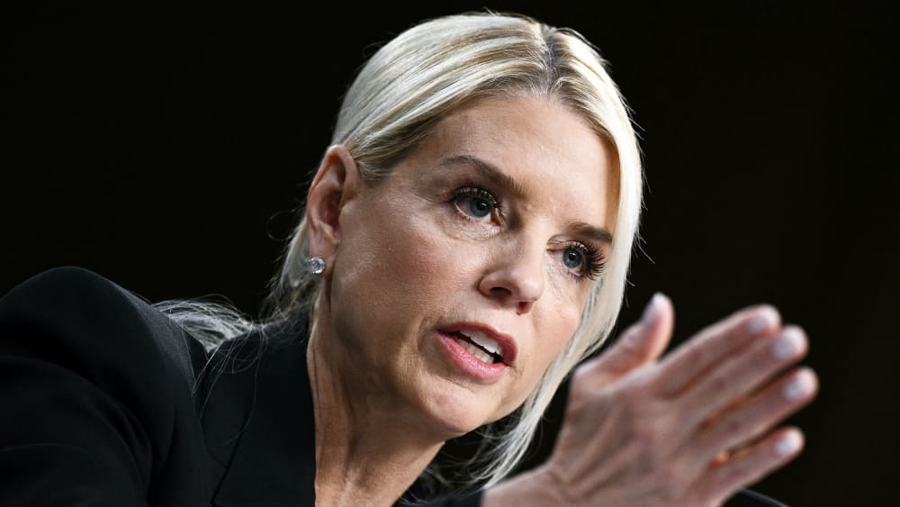 Pam Bondi on Oct. 7, 2025 on Capitol Hill in Washington, D.C.