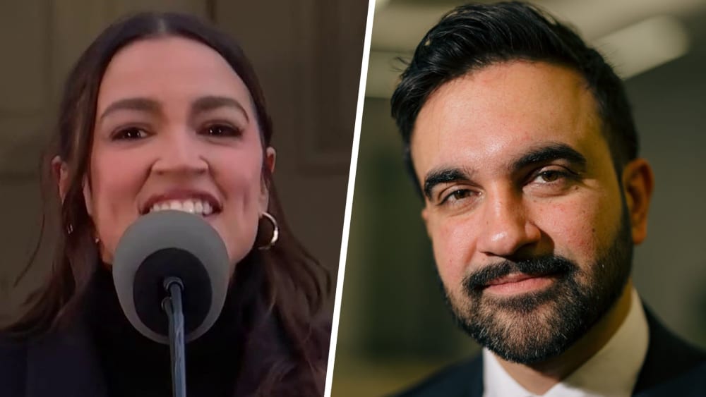 AOC speaks at NYC Mayor Zohran Mamdani’s public inauguration