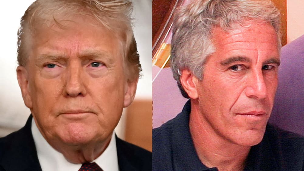 Donald Trump, Jeffrey Epstein.