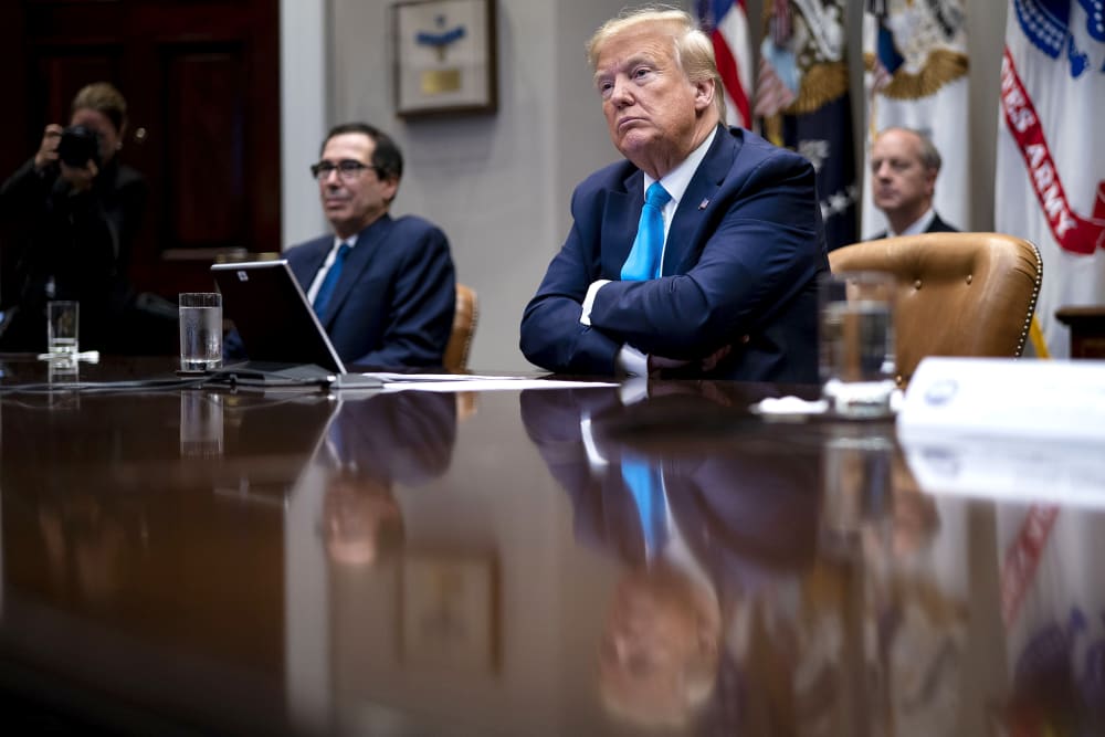 Image: President Trump Participates In America CARES: Small Business Relief Update