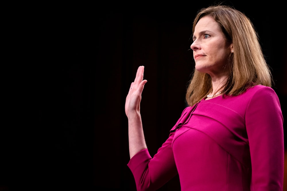 Image: Judge Amy Coney Barrett, US-VOTE-JUSTICE